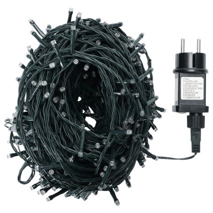 Aigostar - Catena luminosa natalizia LED per esterni 300 LED, 30 m, IP44, multicolore
