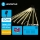 Aigostar - Catena natalizia solare a LED 384xLED/13m IP65 bianco caldo