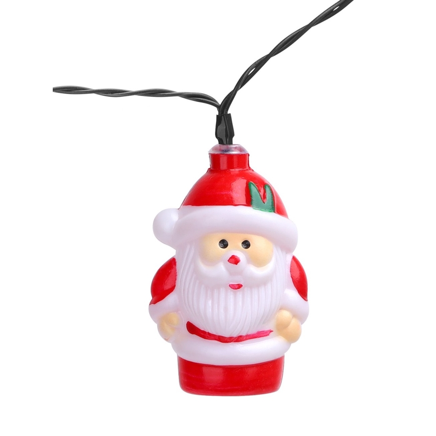 Aigostar - Catena luminosa solare LED 10xLED/3,8 m IP44 bianco freddo 400 mAh