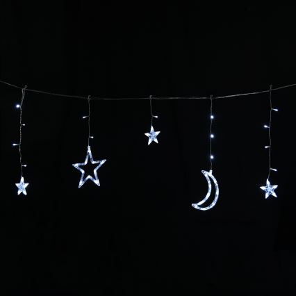 Aigostar - LED catena luminosa solare natalizia 120xLED/8 funzioni 3x0,6m 500 mAh IP65 bianco freddo