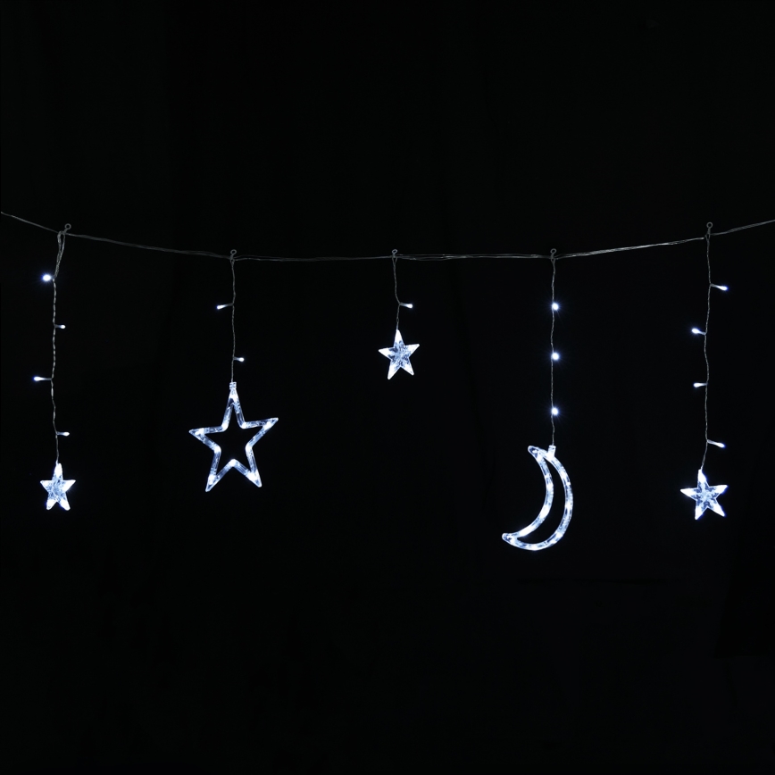 Aigostar - LED catena luminosa solare natalizia 120xLED/8 funzioni 3x0,6m 500 mAh IP65 bianco freddo