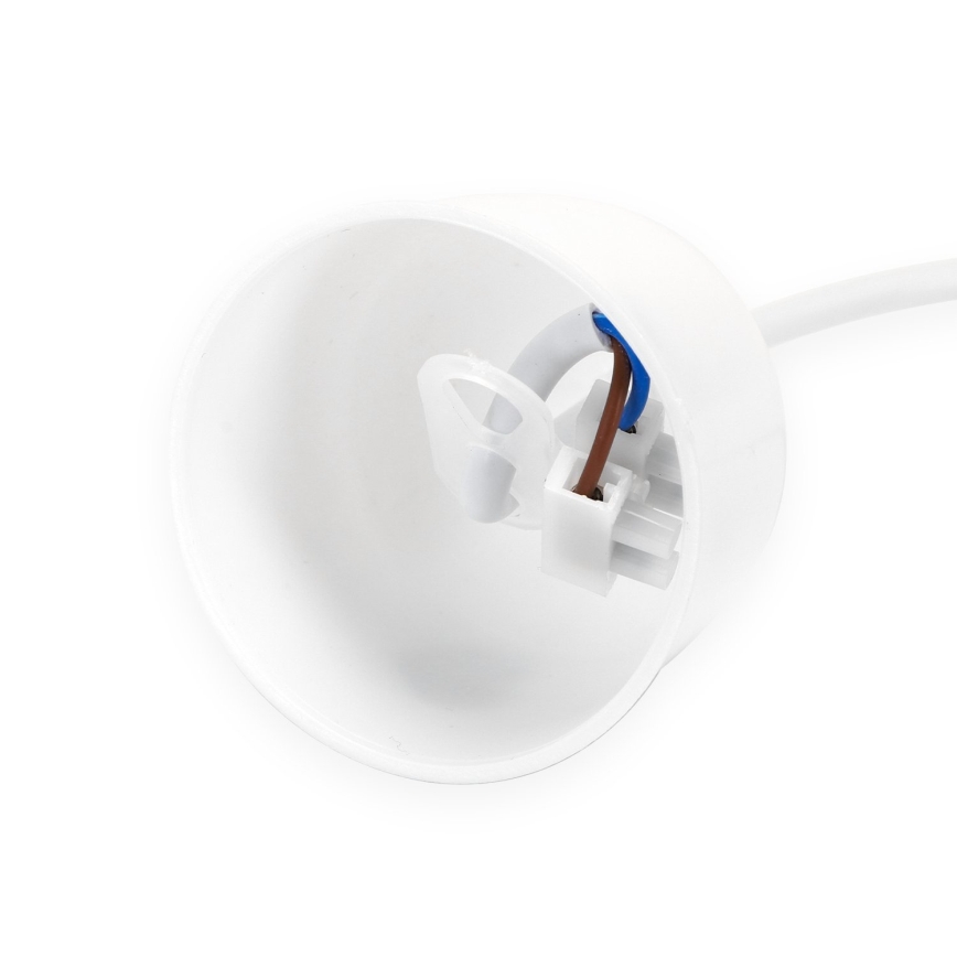 Aigostar - Cavo di alimentazione 1xE27/60W/250V bianco
