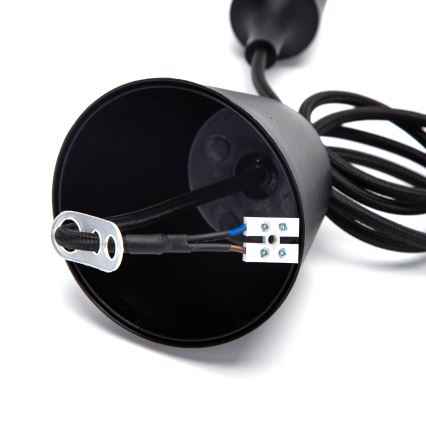 Aigostar - Cavo di alimentazione 1xE27/60W/250V nero