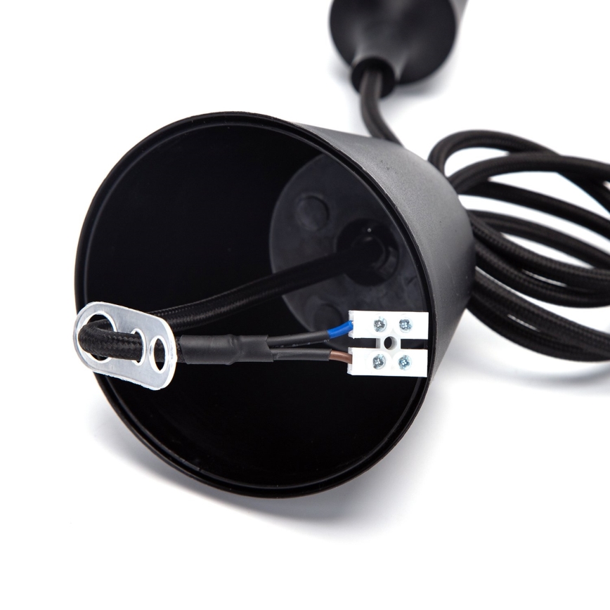 Aigostar - Cavo di alimentazione 1xE27/60W/250V nero