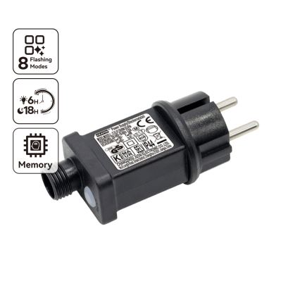 Aigostar - Cavo di prolunga da esterno per catene luminose 5 m IP44 trasparente