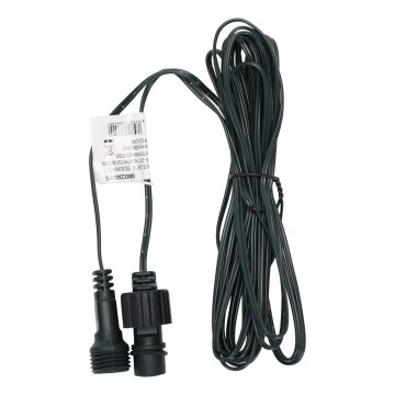 Aigostar - Cavo di prolunga da esterno per catene luminose 5 m IP45 verde scuro