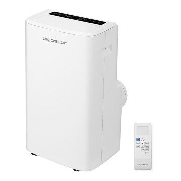 Aigostar - Climatizzatore portatile smart 1337W/230V 12000 BTU Wi-Fi bianco + telecomando