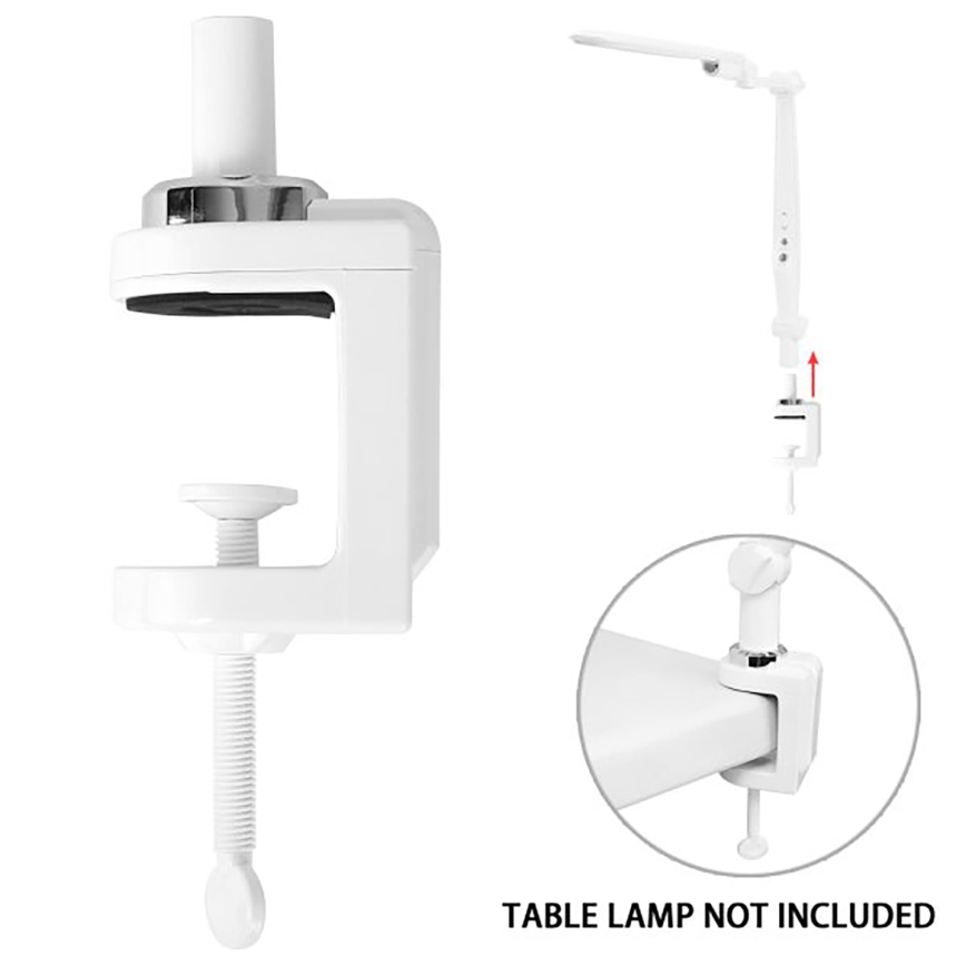 Aigostar - Clip per lampada da tavolo bianco