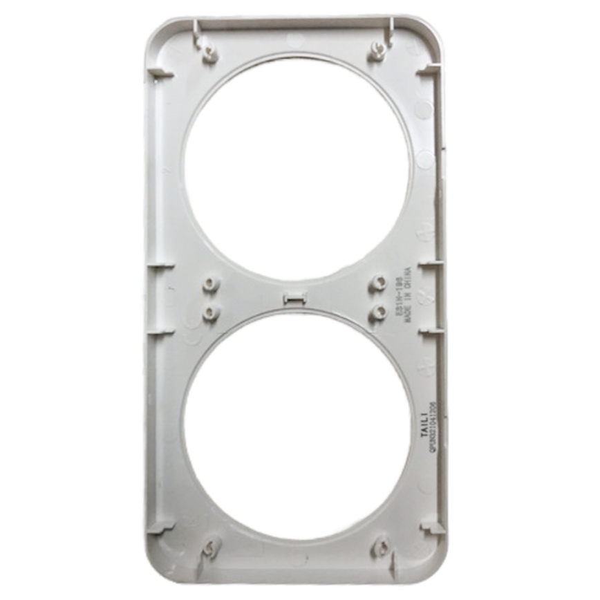 Aigostar - Cornice doppia in plastica bianca