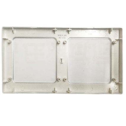 Aigostar - Cornice doppia in alluminio color argento