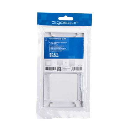 Aigostar - Cornice doppia in plastica, argento