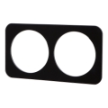 Aigostar - Cornice doppia in vetro nera