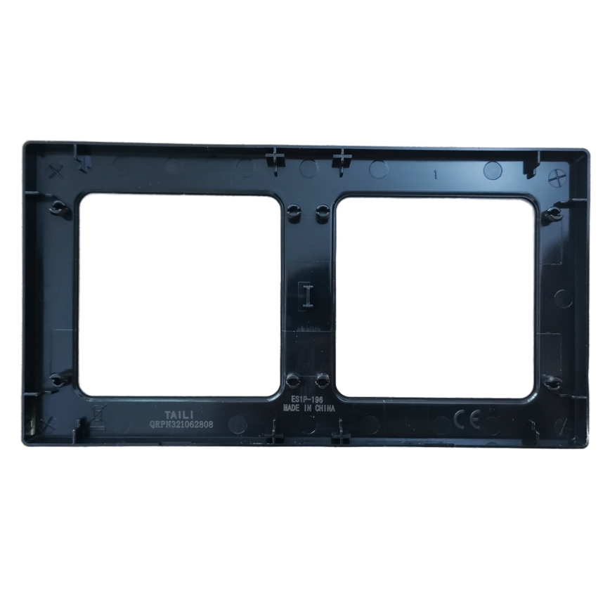 Aigostar - Cornice doppia nera