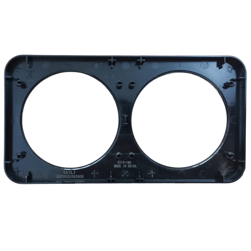 Aigostar - Cornice doppia nera