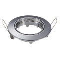Aigostar - Cornice per faretto da incasso GU10 Ø 8,2 cm cromo lucido