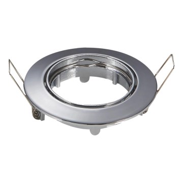Aigostar - Cornice per faretto da incasso GU10 Ø 8,2 cm cromo lucido