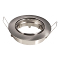 Aigostar - Cornice per faretto da incasso GU10 Ø 8,2 cm cromo opaco