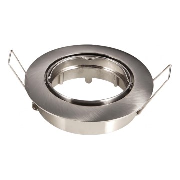 Aigostar - Cornice per faretto da incasso GU10 Ø 8,2 cm cromo opaco