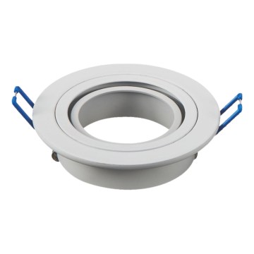 Aigostar - Cornice per faretto da incasso GU10 Ø 9,1 cm bianca