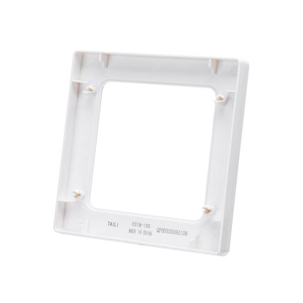 Aigostar - Cornice semplice in plastica bianca