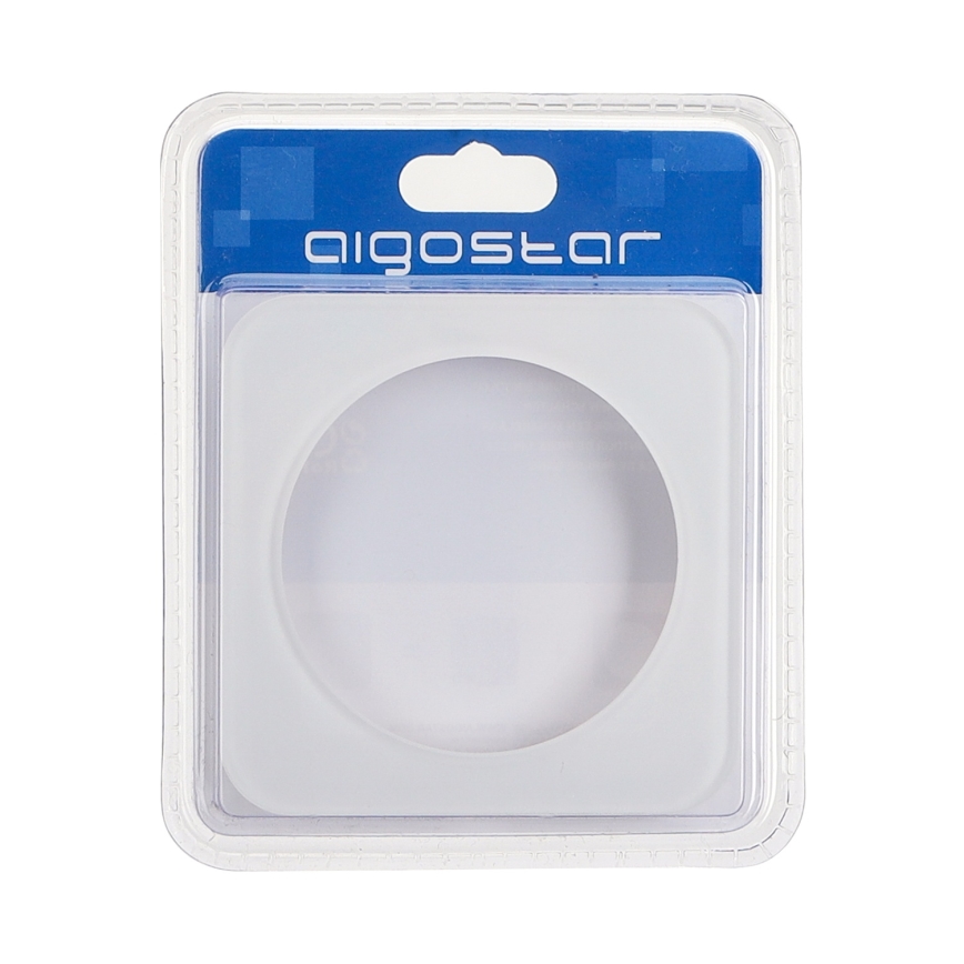 Aigostar - Cornice semplice in vetro bianco