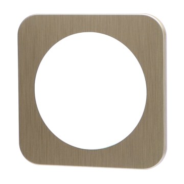 Aigostar - Cornice semplice in alluminio, finitura oro