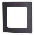 Aigostar - Cornice semplice in alluminio nera