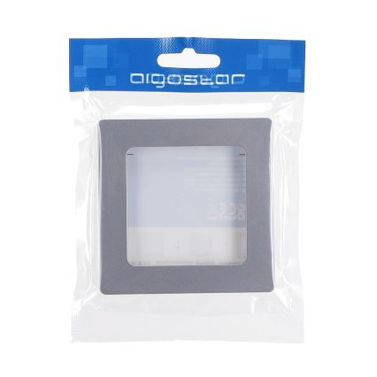 Aigostar - Cornice semplice in plastica, argento