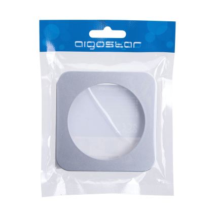 Aigostar - Cornice semplice in plastica, colore argento