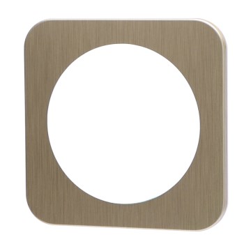 Aigostar - Cornice semplice in plastica dorata