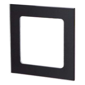Aigostar - Cornice semplice in vetro, nera