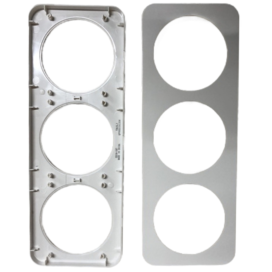 Aigostar - Cornice tripla in plastica bianca
