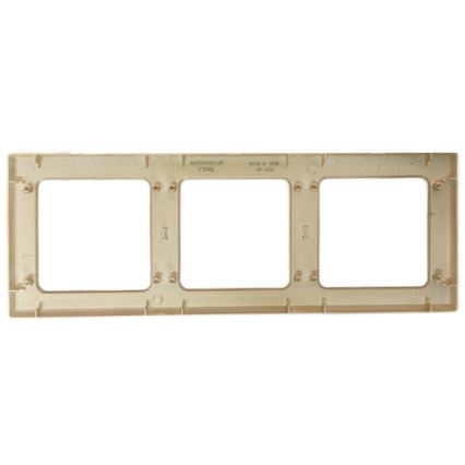 Aigostar - Cornice tripla in alluminio, finitura oro