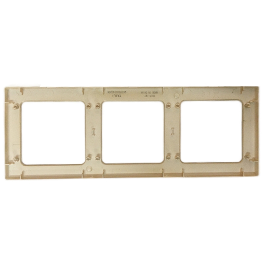 Aigostar - Cornice tripla in alluminio, finitura oro