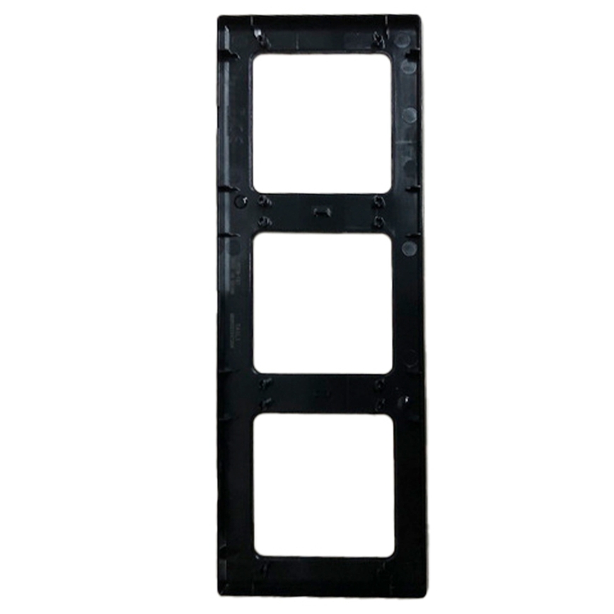 Aigostar - Cornice tripla in plastica nera
