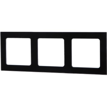 Aigostar - Cornice tripla nera
