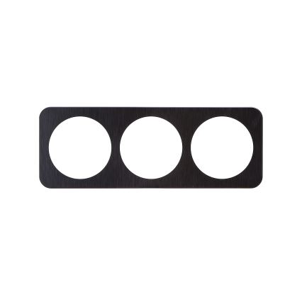 Aigostar - Cornice tripla nera
