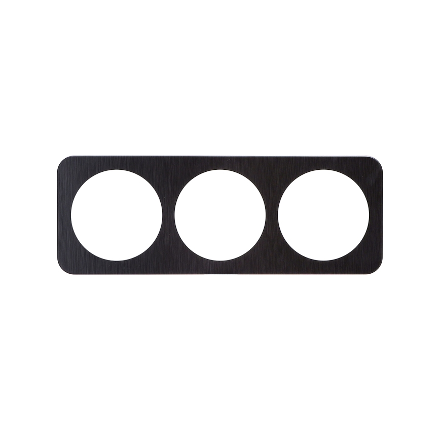 Aigostar - Cornice tripla nera