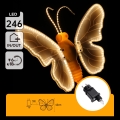 Aigostar - Decorazione LED da esterno 246xLED/9W/230V 42 cm IP44 farfalla/multicolore