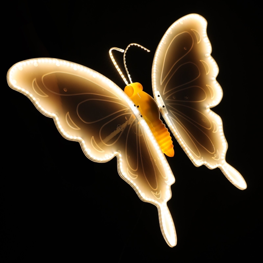 Aigostar - Decorazione LED per esterni 306xLED IP44 bianco caldo farfalla