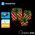 Aigostar- Decorazione natalizia a LED per esterno 3,6W/31/230V 2700K 20/25/30cm IP44 regali