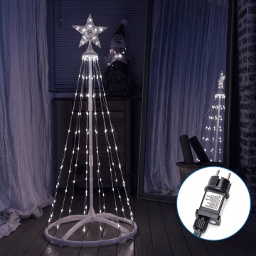 Aigostar - Decorazione natalizia a LED per esterno LED/3,6W/230V 150 cm IP44 bianco freddo