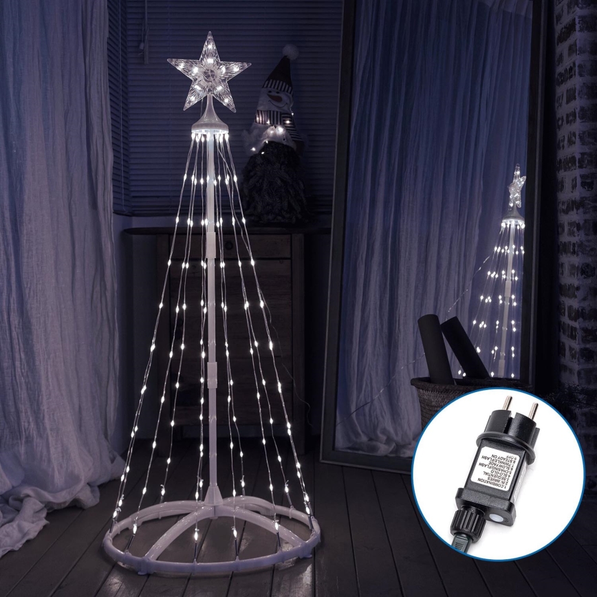 Aigostar - Decorazione natalizia a LED per esterno LED/3,6W/230V 150 cm IP44 bianco freddo