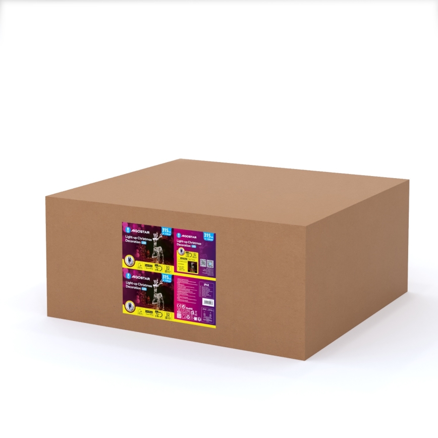 Aigostar - Decorazione natalizia a LED per esterno LED/3,6W/31/230V 2700K 120 cm IP44 renna