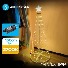 Aigostar - Decorazione natalizia a LED per esterno LED/3,6W/31/230V 2700K 150 cm IP44