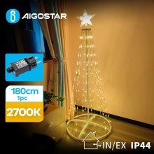 Aigostar - Decorazione natalizia a LED per esterno LED/3,6W/31/230V 2700K 180 cm IP44