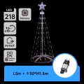 Aigostar - Decorazione natalizia da esterno a LED/3,6W/230V 150 cm IP44 bianco freddo