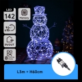 Aigostar - Decorazione natalizia da esterno LED/3,6W/31/230V 6500K 60 cm IP44 pupazzo di neve