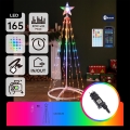 Aigostar - Decorazione natalizia intelligente da esterno LED RGBICW MESH 165xLED/230V 1,8m IP44 + telecomando