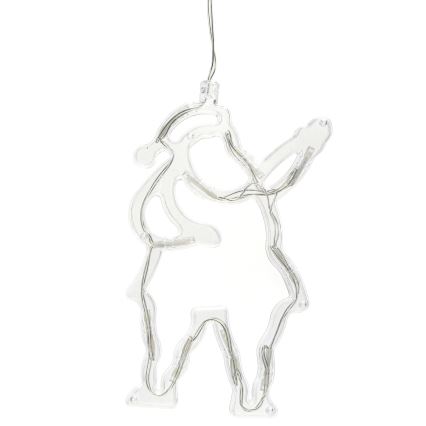 Aigostar - Decorazione natalizia LED 10xLED/3xAAA Babbo Natale 20 cm